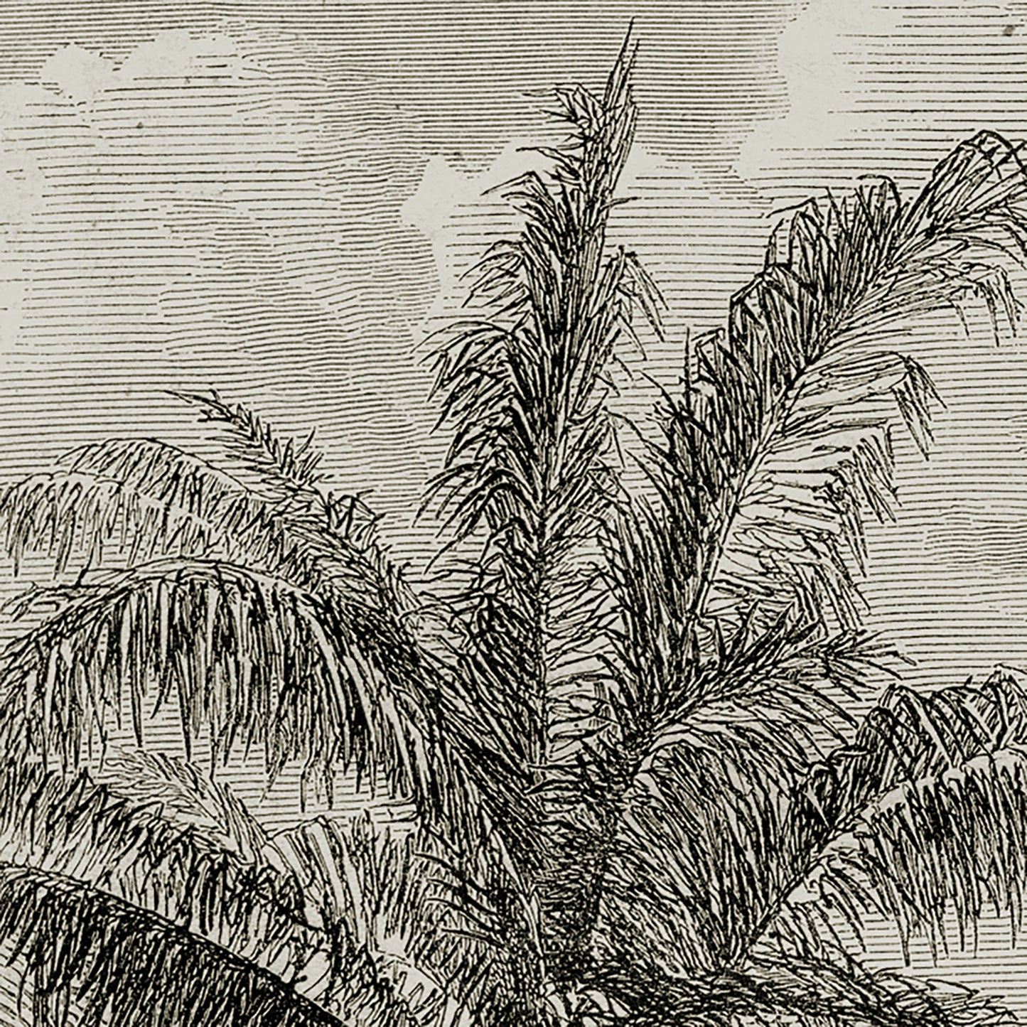 Madagascar Jungle textile wall hanging