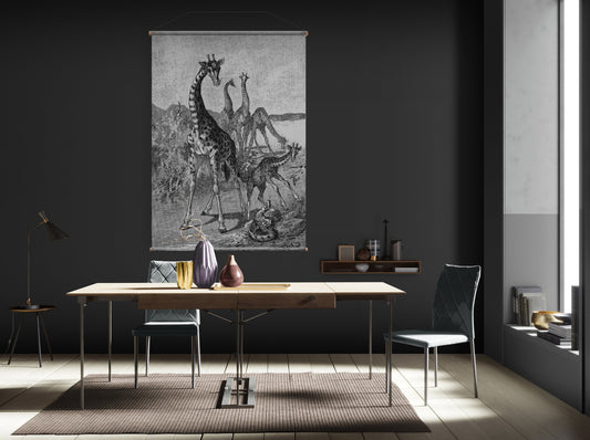 Les Giraffes Jungle wall hanging