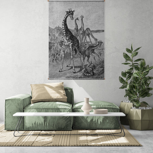 Les Giraffes Jungle wall hanging