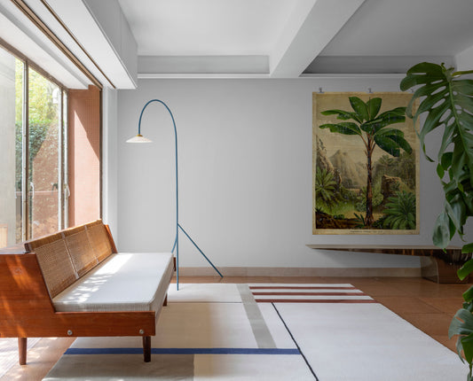 Seychelles Palmtree on Papier froissé (Wrinkled paper)