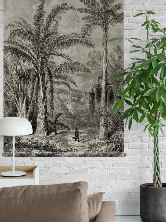 Madagascar Jungle textile wall hanging